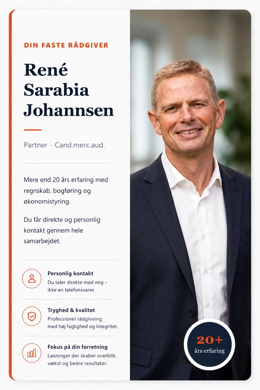 René Sarabia Johannsen, rådgiver om årsrapport hos ACCOS